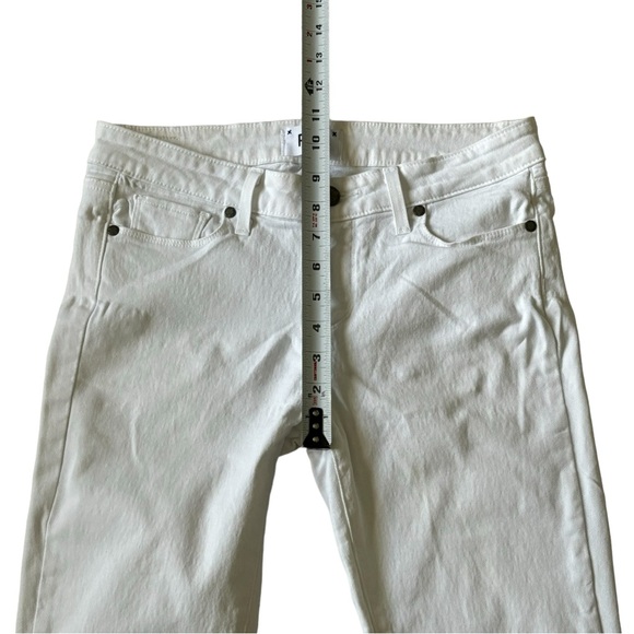 EUC PAIGE Verdugo Ankle Skinny Style DNM656 Optic White Size 6 - Picture 5 of 14